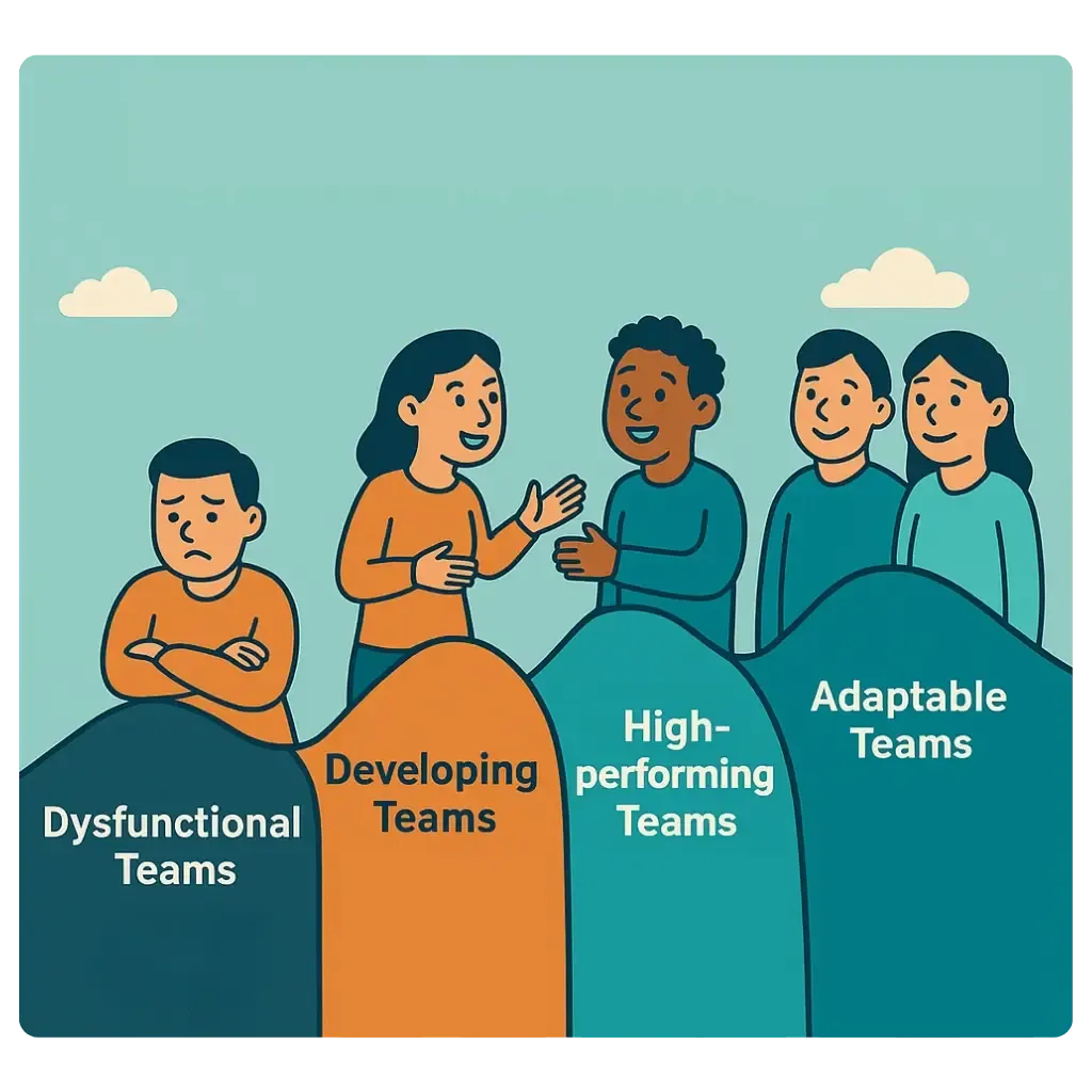 As the world changes faster than ever, high-performance teams are no longer enough. Discover why highly adaptable teams — built on shared mental models and a culture of learning — are the next maturity level for teamwork.